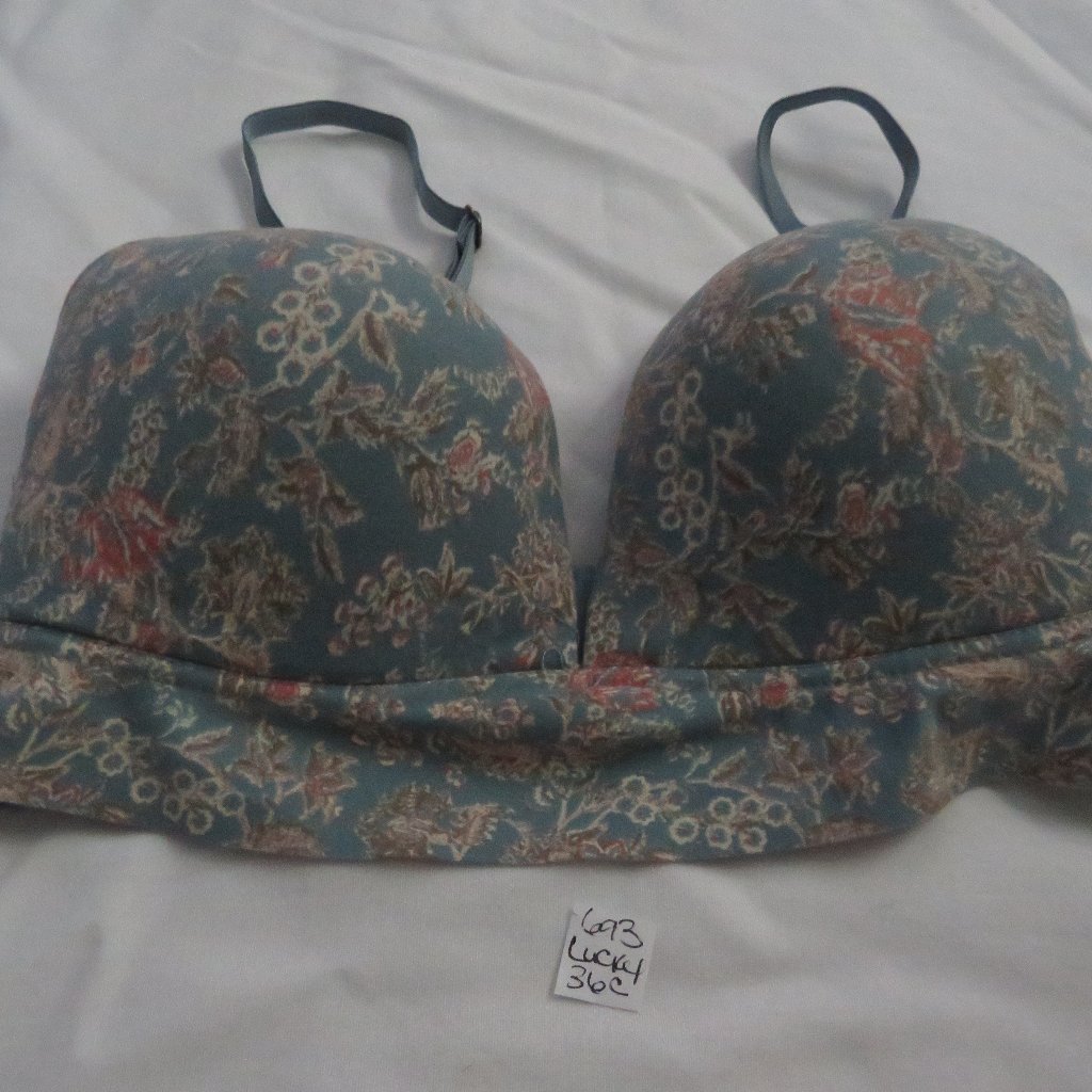 Lucky Brand Floral Wireless Bra 693 36c